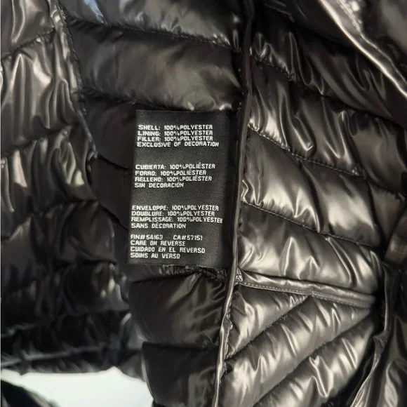 GUESS Women's Mid-Weight Hooded Balck Jacket Size 1X NWT - Picture 14 of 16